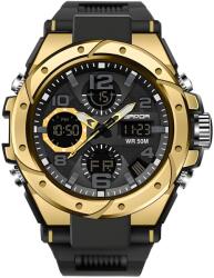 SANDA TO-14287 Karóra - Fekete/Arany KP14287