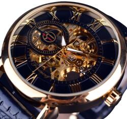 Forsining GS-2461 Karóra - Fekete/Arany KP2461