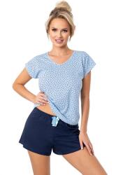 Donna Star short rövid női pizsama, sötétkék, XL
