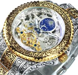 Forsining MO-21619 Karóra - Ezüst/Arany KP21619