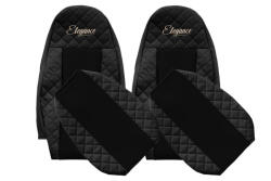  Méretpontos Volvo bőr üléshuzat FH 2002-2012 fekete