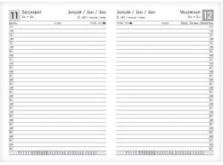 Alisca Határidőnapló ALISCA A/5 napi fehér lapos prémium 2026 (250601/P) - papir-bolt