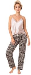 Donna Sheila szaténpizsama, állatmintás, M