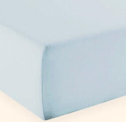  Gumis lepedő pamutvászon alapanyagból 180x200 cm - halványkék