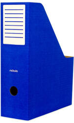 NEBULO Irattartó papucs NEBULO 80 mm karton összehajtható kék (IPAP-K) - papir-bolt