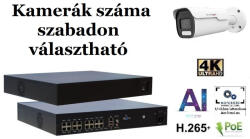 Monitorrs Security - AI IP park kamerarendszer 9-16 kamerával 8 Mpix - 6380K9-16