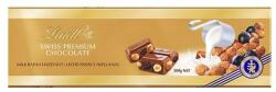Lindt Csokoládé LINDT Gold Traube-nuss mogyorós-mazsolás tejcsokoládé 300 g - iconink