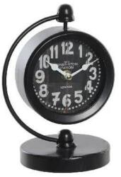 ITEM Fém asztali óra - fekete - 21x12x16 cm (AC-523057BLACK)