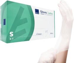 Abena Group CLASSIC enyhén púderezett latex kesztyű S
