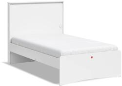 Cilek Pat pentru copii 100x200 cm , Design modern, port USB, colectia Varia White (20.89.1303.00)