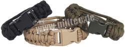 Mil-Tec Paracord óraszíj karkötő coyote
