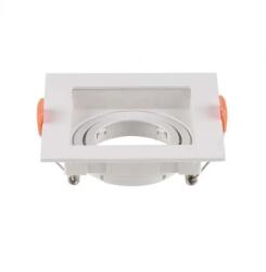 V-TAC Led GU10 Spot Keret négyzet beépíthető - fehér - 6656 (6656)