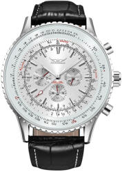 Jaragar Ceas barbatesc de mana Jaragar Vintage Multifunctional Tourbillon Mecanic Automatic Piele Ceas