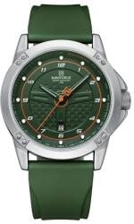 Naviforce Ceas barbatesc Naviforce Casual Gri Analog Quartz Data Verde Ceas