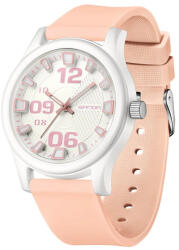 SANDA Ceas Copii Sanda 3252 Roz-Alb , Design Sport, Analog, Diver, Rezistent la Apa 5ATM Ceas