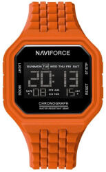 Naviforce Ceas Barbati Naviforce 7116 Portocaliu , Design Military, Functii Multiple, Alarma, Rezistent la Apa 3ATM Ceas