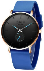 LIGE Ceas dama de mana Lige Quartz Elegant Casual Luxury Top Brand Analog Albastru Ceas