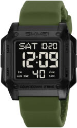 Skmei Ceas Digital Barbati SKMEI 2454 Verde-Army , Functii Multiple, Design Army, Cronometru, Alarma, Rezistent la Apa 5ATM Ceas