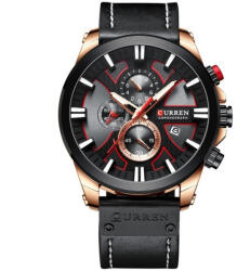 Curren Curren, Ceas barbati casual, Mecanism Quartz, Curea din piele naturala Ceas