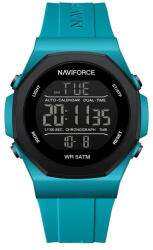 Naviforce Ceas Barbati Naviforce 7117 Albastru , Functii Multiple, Design Sport, Rezistent la socuri, Rezistent la Apa 5ATM Ceas