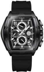 LIGE Ceas Barbati Lige 89110 Negru , Design Casual, Functii Multiple, AfiE aj Luminos, Rezistent la Apa 3ATM Ceas