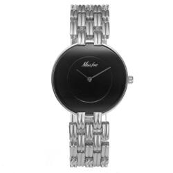 Miss Fox Ceas de mana dama Miss Fox Casual Quartz Fashion Elegant Argintiu Negru Ceas