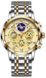 LIGE Ceas barbatesc Quartz Lige Otel Analog Data Ceas