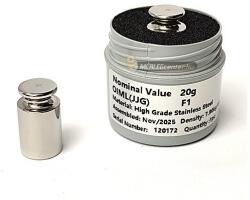  CALI GO 20 g-os kalibrálósúly, OIML F2 súlyosztály (93905)
