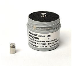  CALI GO 2 g-os kalibrálósúly, OIML F2 súlyosztály (93902)