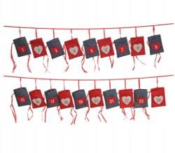 G. Wurm Adventi Naptár Tasakok Saját Készítésű Dekoráció (OSMA 10056023)