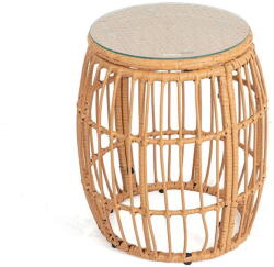 Bonami Essentials Műrattan kerek kerti tárolóasztal ø 47 cm Vistdal - Bonami Essentials