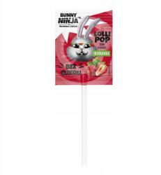 Bunny Ninja nyalóka epres cukormentes szív 6g