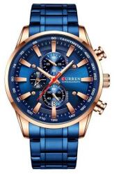 Curren Kék számlapos, kék szíjas férfi karóra. Chronograph M8351