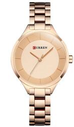 Curren C9015L arany számlapos, rózsaarany színű női karóra. 555oc