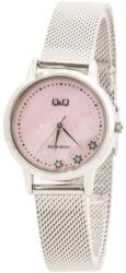 Q&Q Milánói csatos, rózsaszín számlapos női karóra. 539-1oc