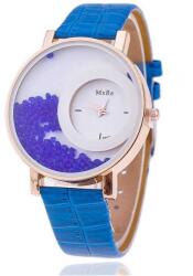 MxRe Kék női karóra, csúszó kövekkel. 23oc