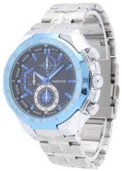 Timestar elegáns és sportos férfi karóra, kék lünettával. 166-8oc