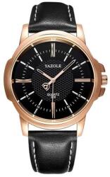 Yazole 358 férfi karóra fekete, arany. 525-1oc