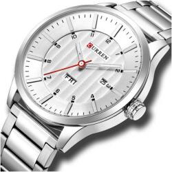 Curren M8316 férfi karóra, dátum és nap kijezéssel. Ezüst