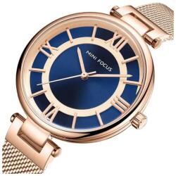 MINI FOCUS Milánói szíjas női karóra Római számokkal. Arany. MF0234L