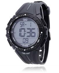 Q&Q digitális sportos férfi karóra, fekete. 484oc