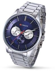 Curren M8282 elegáns férfi karóra, kék számlappal. 427oc