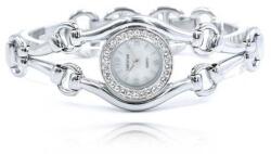 Timestar Elegáns női ékszeróra, fehér számlappal, strasszkövekkel. 713oc