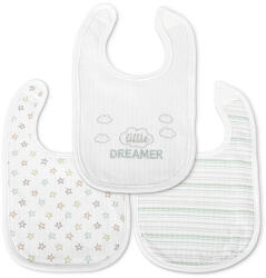 Lorelli Natural tépőzáras előke 3db - Lányos