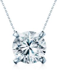 SAVICKI Colier aur alb 585 diamant alb de laborator 0.5 ct 45 cm - savicki - 4 289,00 RON