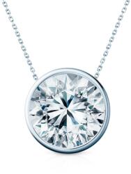 SAVICKI Colier aur alb 585 diamant alb de laborator 0.5 ct 45 cm - savicki - 4 308,00 RON