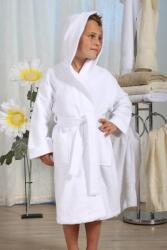 Infiniza Frottír kapucnis gyermek köntös 6-8 éves