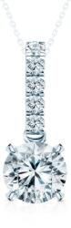 SAVICKI Pandantiv Share Your Love: aur alb, diamant de laborator
