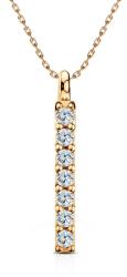 SAVICKI Colier aur 585 diamante albe de laborator 0.07 ct 42 cm