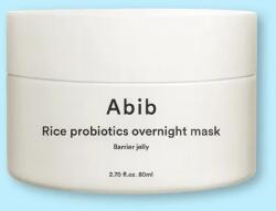 Abib Mască de noapte Rice Probiotics Overnight Mask Barrier Jelly - 80 ml Masca de fata